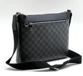 Мужская сумка мессенджер Louis Vuitton мужской кожа черный 200793-1