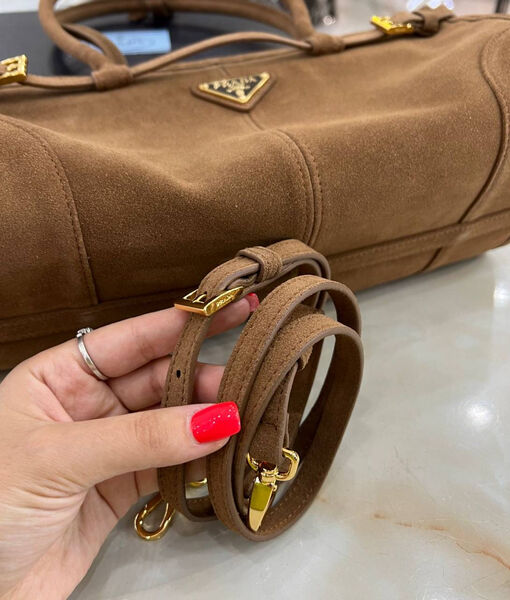 Сумка Prada женский замша 159129-10