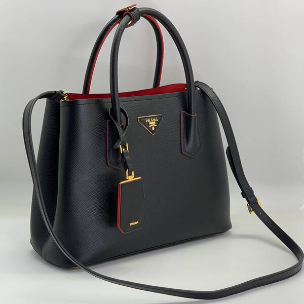 Сумка Prada женский кожа черный 119124-2