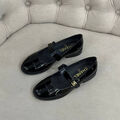 Туфли Chanel женский кожа черный 128592-2