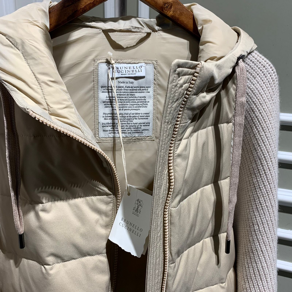 Куртка Brunello Cucinelli женский бежевый 37693-2