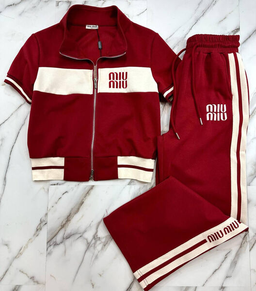 Костюм Miu Miu женский бордовый 183823