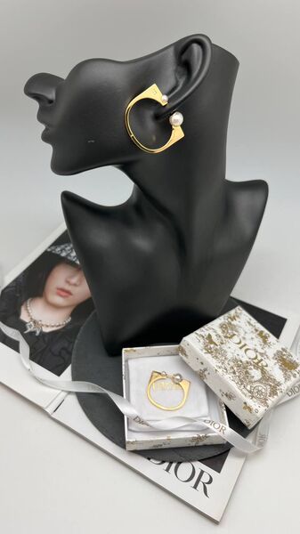 Серьги Dior бронзовый 175919-3