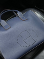 Мужской портфель Hermès мужской кожа синий 96808-4