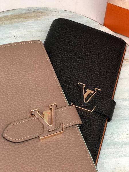 Кошелек Louis Vuitton женский кожа черный 97081-2