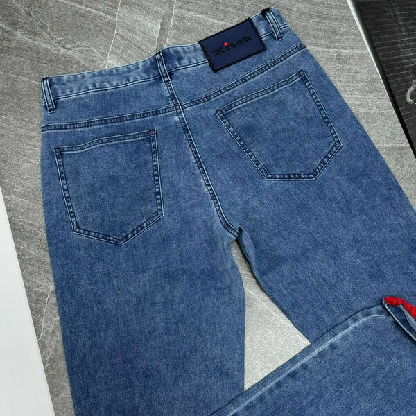 Мужские джинсы Kiton мужской джинса бирюзовый 153211-3