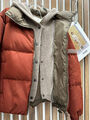 Пуховик Brunello Cucinelli женский бордовый 162034-4