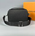 Мужская сумка мессенджер Louis Vuitton мужской кожа черный 167084-10