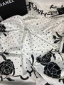 Платок Chanel женский шелк молочный 164240