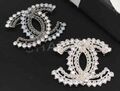 Брошь Chanel графитовый 10380-1