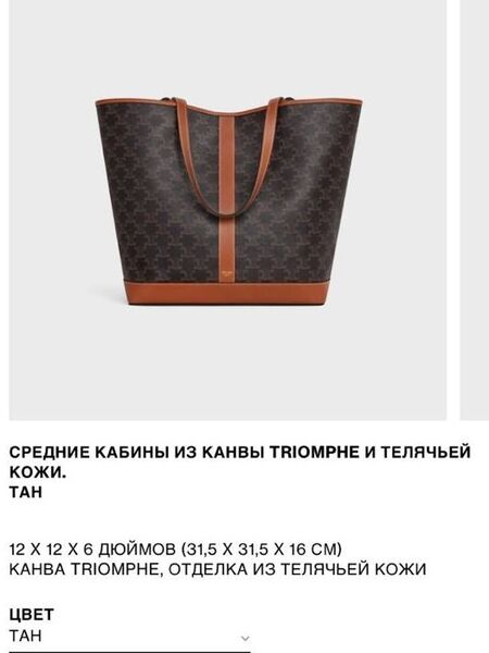 Сумка Celine женский кожа 136781-2