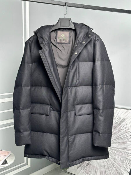 Мужской пуховик Loro Piana мужской черный 165374-3