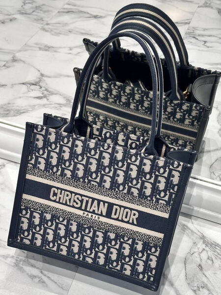 Сумка Chistian Dior Book женский текстиль черный 192293