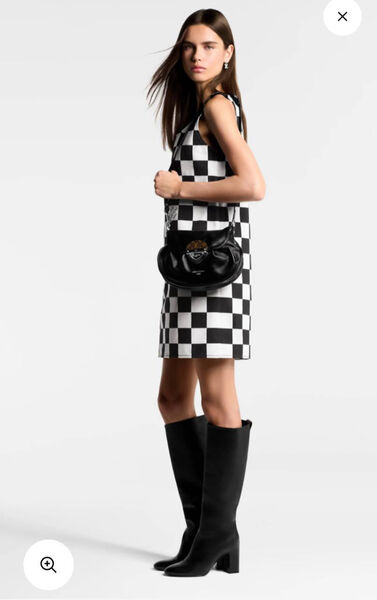 Сумка Louis Vuitton женский кожа черный 172600-3