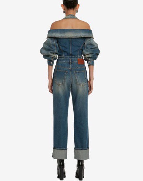 Джинсы Alexander McQueen женский джинса синий 102460-2
