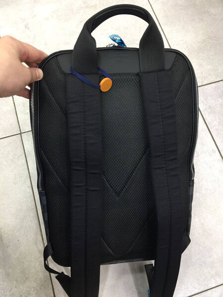 Мужской рюкзак Louis Vuitton мужской кожа черный 171500-3
