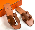 Шлепки Hermès женский кожа 89551-1
