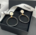 Серьги Chanel черный 175887-1