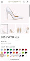 Туфли Gianvito Rossi женский кожа белый 80058-3