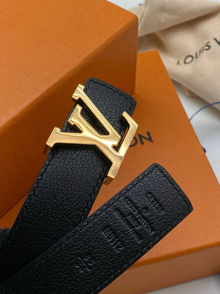Женский ремень Louis Vuitton женский кожа черный 139064-3
