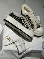 Кеды Christian Dior женский текстиль черный 130391-3