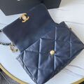 Сумка Chanel (30 см) женский кожа синий 73564-8