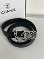 Женский ремень Chanel женский кожа черный 139169-3