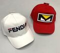 Детская кепка Fendi ткань бордовый 16570-1