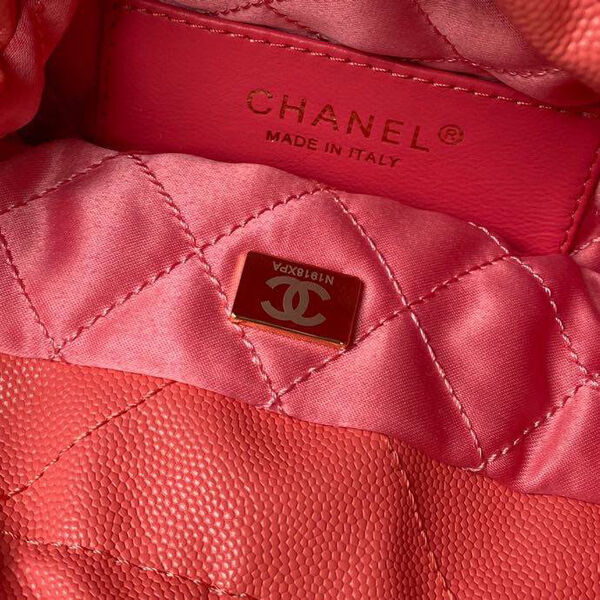 Сумка Chanel 22 женский кожа оранжевый 126350-7