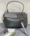 Сумка Balenciaga женский кожа графитовый 150613-1