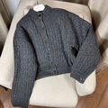 Кардиган Brunello Cucinelli женский вязаная ткань графитовый 200911