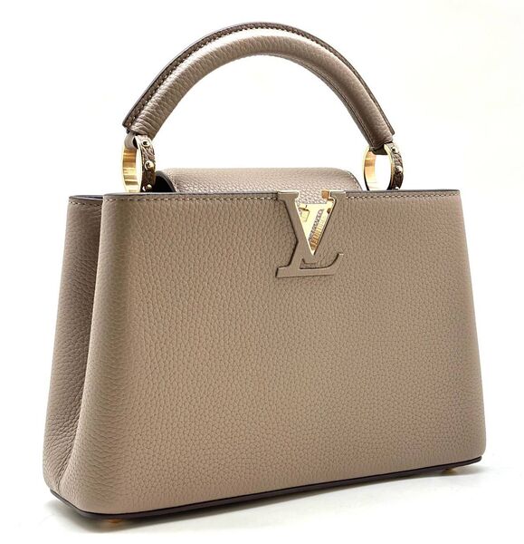 Сумка Louis Vuitton женский кожа бежевый 129598