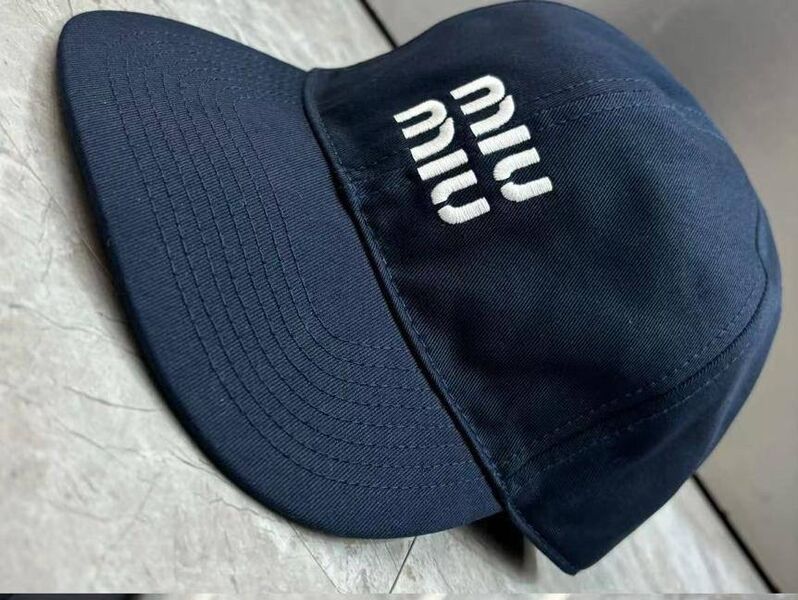 Кепка Miu Miu женский синий 153437