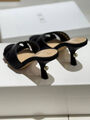 Шлепки Christian Dior женский ткань черный 181506-6