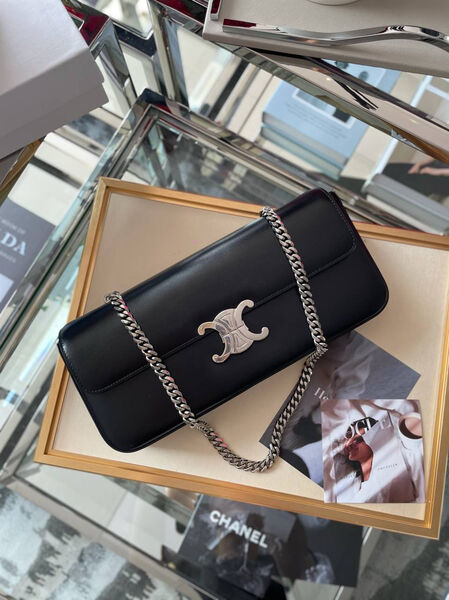 Сумка Celine женский кожа черный 72960-9