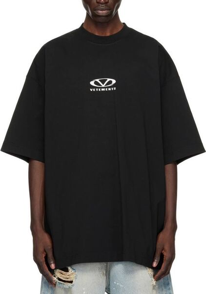 Мужская футболка Vetements мужской черный 173228
