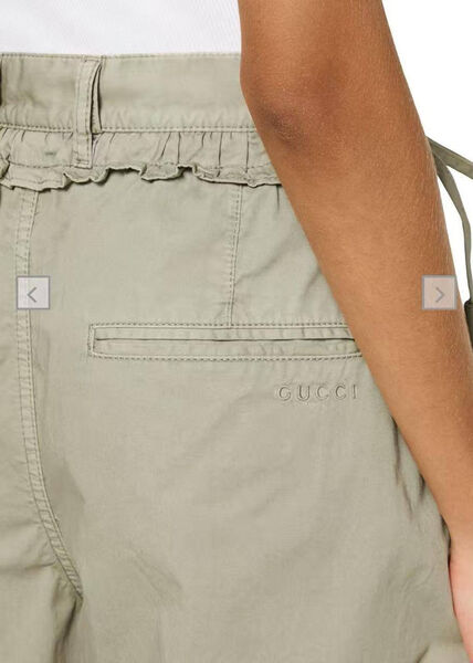 Брюки Gucci женский графитовый 187981-4