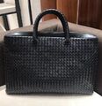Портфель Bottega Veneta мужской кожа черный 61978