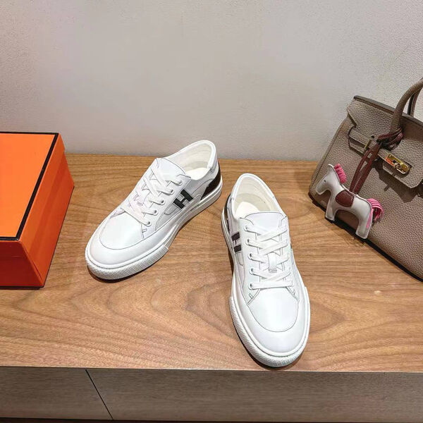 Кеды Hermès женский кожа белый 199245-3