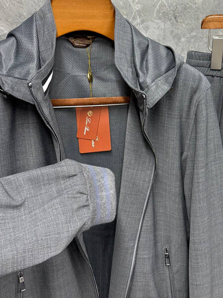 Мужской костюм Loro Piana мужской графитовый 192040-6