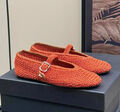 Балетки Alaïa женский солома оранжевый 175257-3