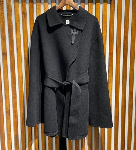 Пальто Hermès женский кашемир черный 123612