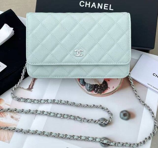 Сумка Chanel Mini женский кожа болотный 174285