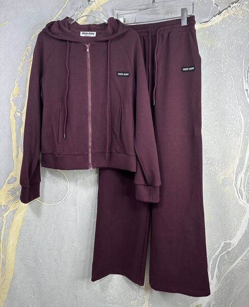 Костюм Miu Miu женский бордовый 166752