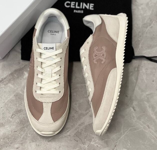 Кроссовки Celine женский нейлон бежевый 193932