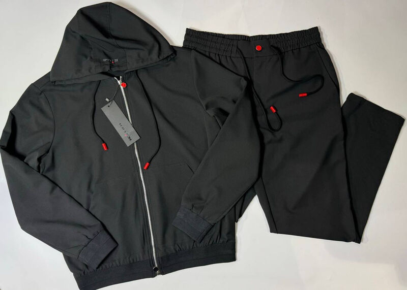 Мужской костюм Kiton мужской черный 145643