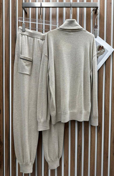 Костюм Brunello Cucinelli женский бежевый 161039-5