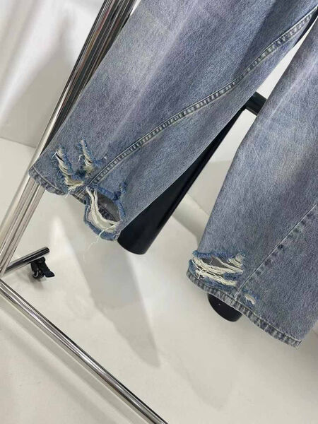 Джинсы Balenciaga женский джинса бирюзовый 167116-8