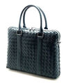 Мужской порфель Bottega Veneta мужской кожа синий 101051-2