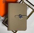 Мужской портмоне Hermès мужской кожа бежевый 153055-1